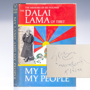 My Land and My People: The Memoirs of His Holiness The Dalai Lama. [with] His Holiness The Dalai Lama Signed Card.