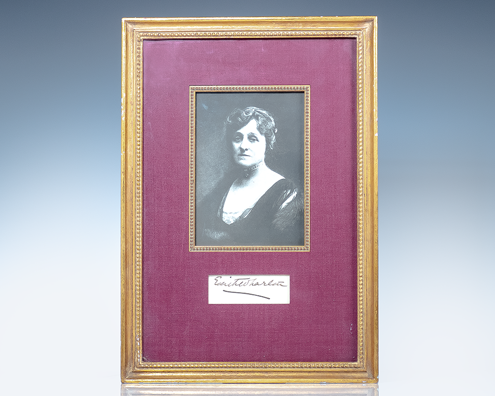 Edith Wharton Signature.