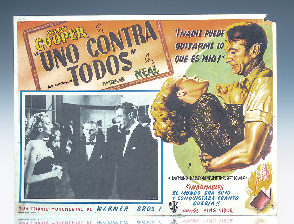 The Fountainhead Warner Brothers Pictures Original 1949 Promotional Material Collection.