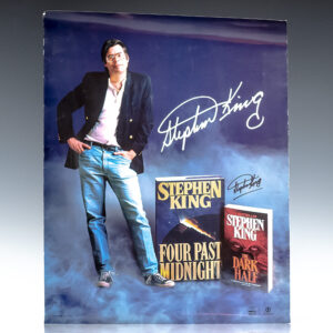 The Dark Half and Four Past Midnight Stephen King Signed Promotional Poster.