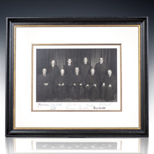 Warren Court Signed Photograph.