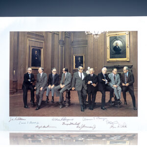 Warren E. Burger Supreme Court Signed Photograph.