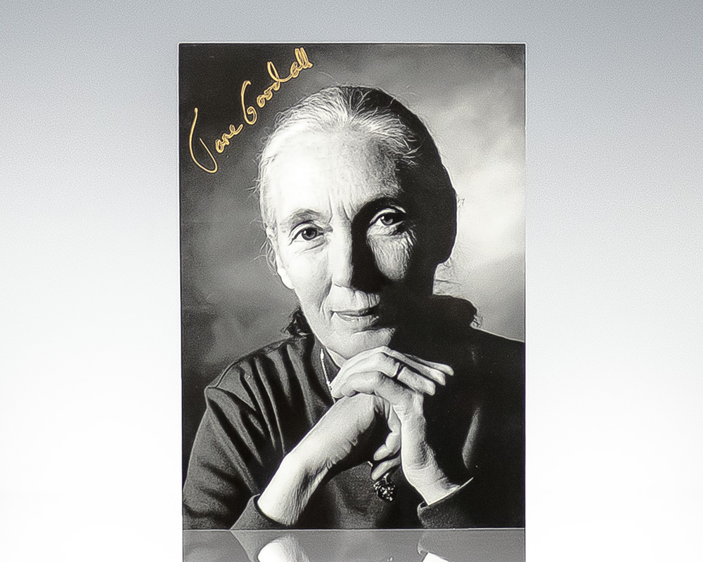 Jane Goodall Signed Photograph.