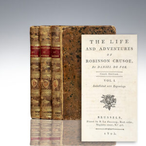The Life and Adventures of Robinson Crusoe.