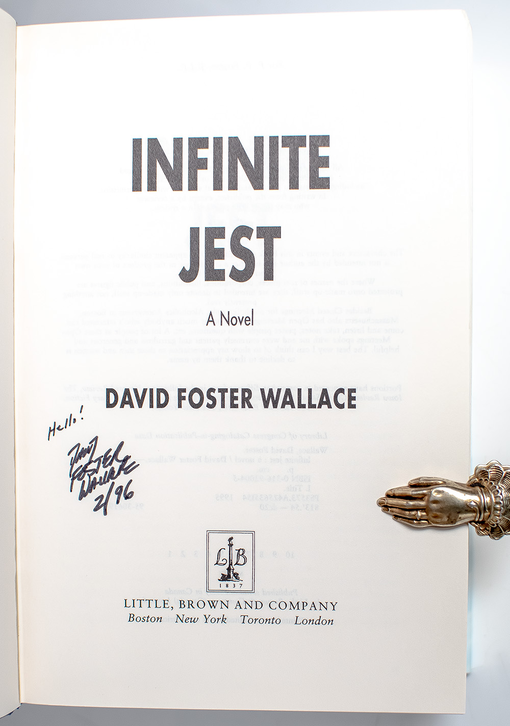 Infinite Jest: A Novel.