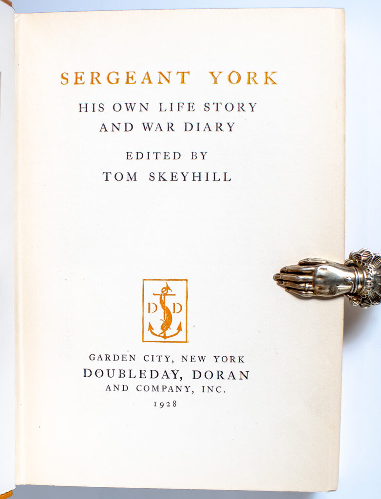Sergeant York: His Own Life Story and War Diary.