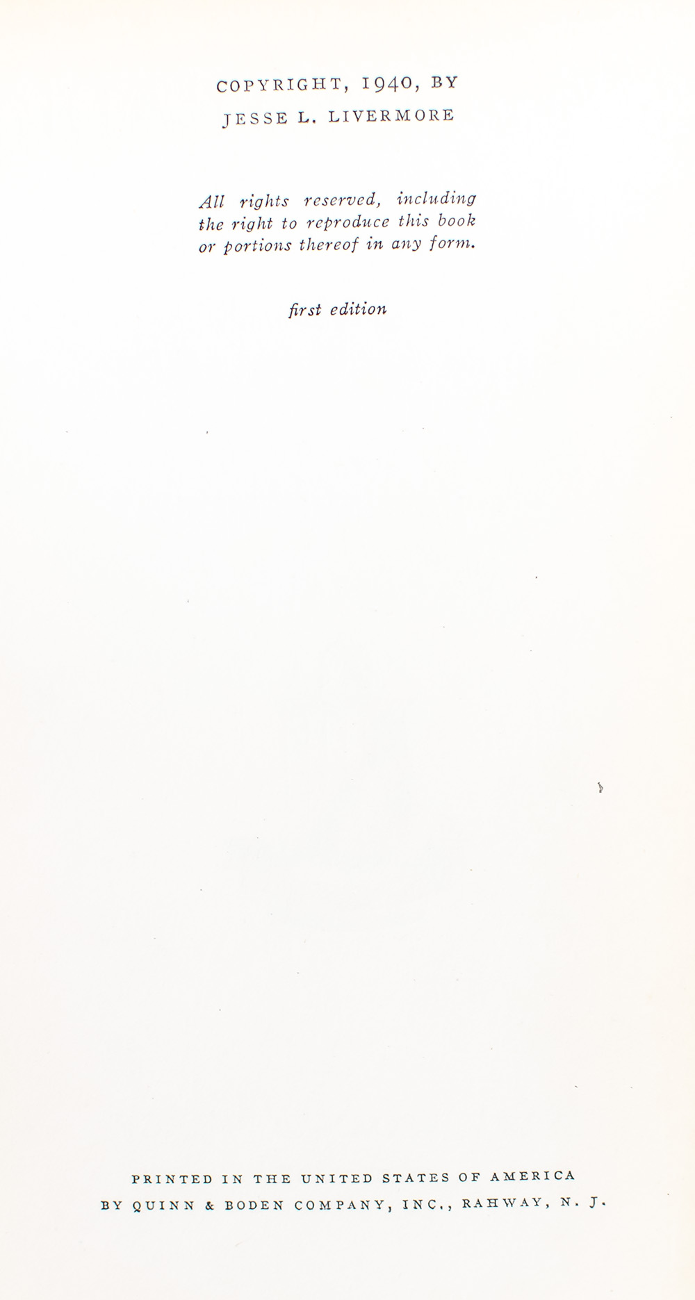 How to Trade in Stocks: The Livermore Formula for Combining Time Element and Price.