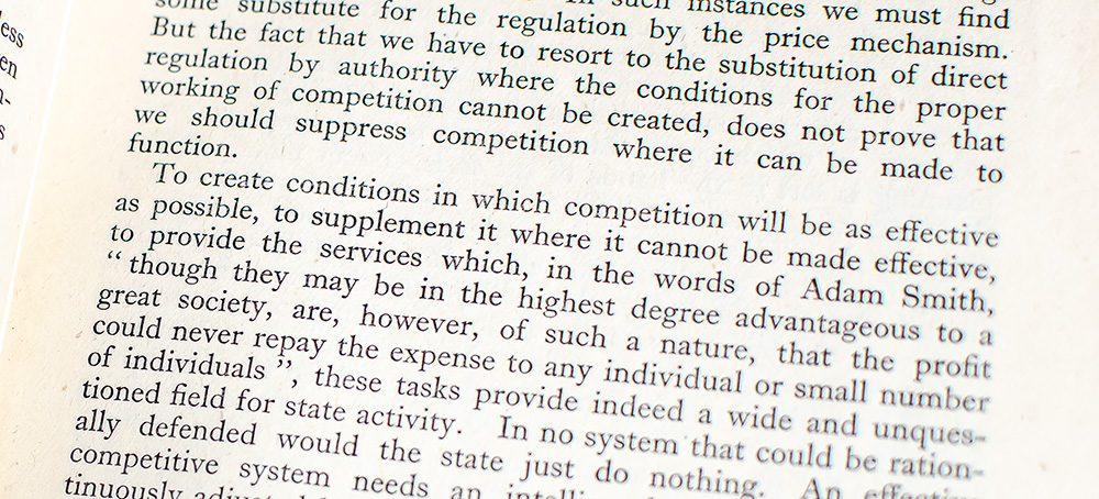 The Road To Serfdom.