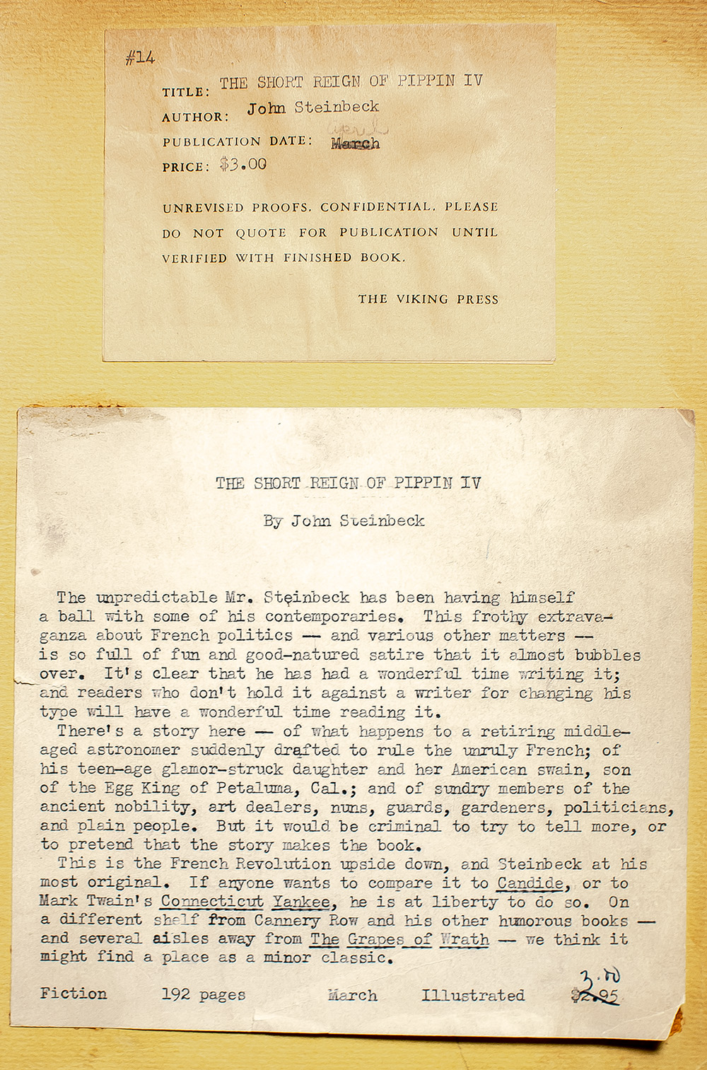 The Short Reign of Pippin IV: A Fabrication.