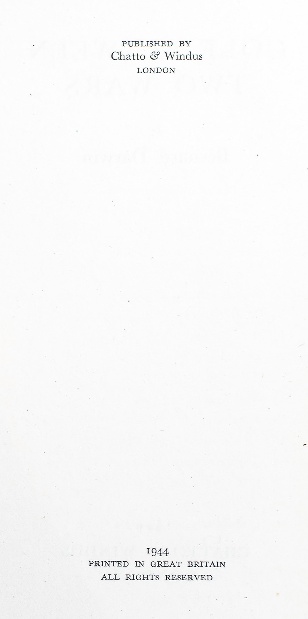 Golf Between Two Wars.