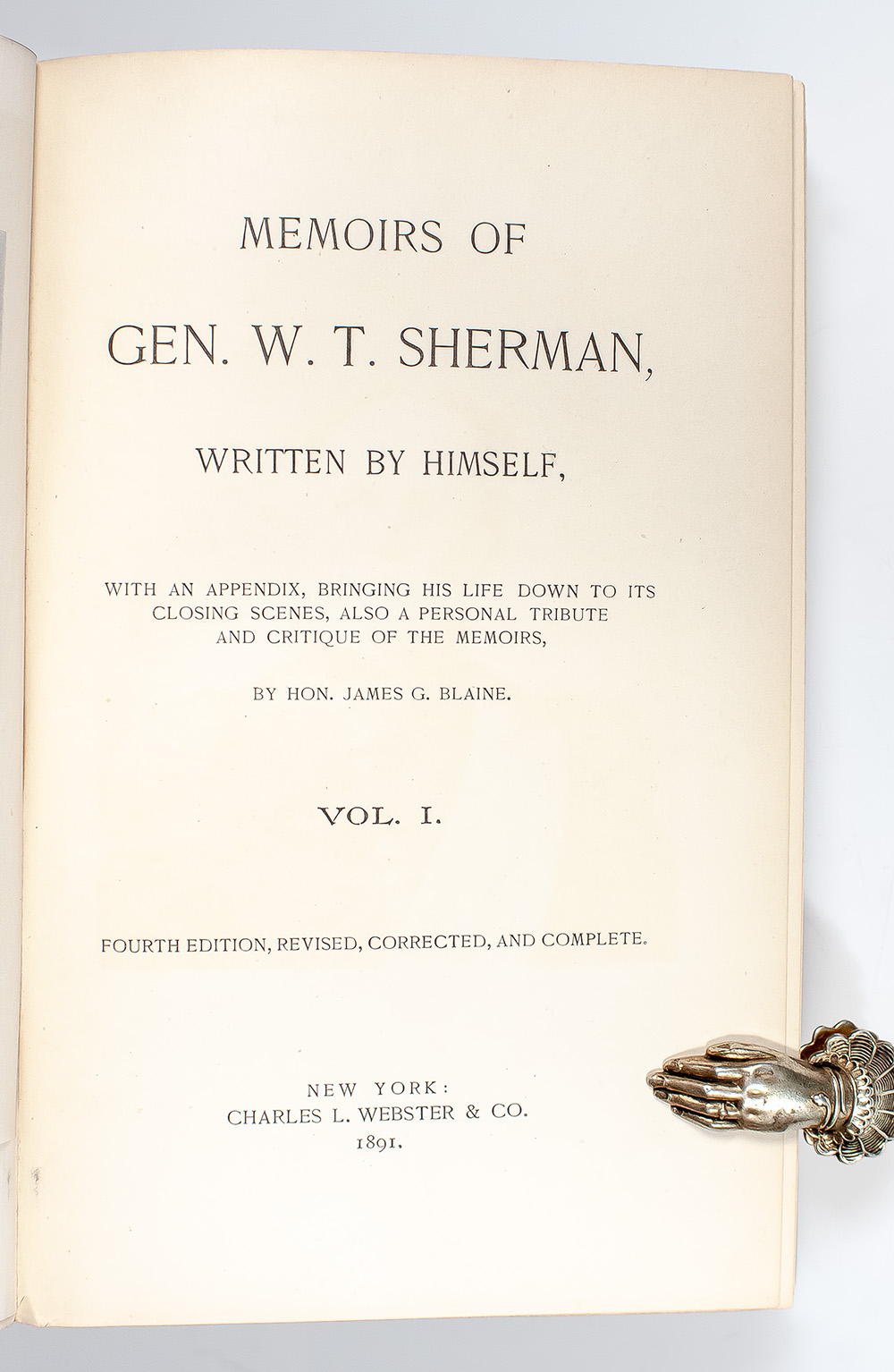 Memoirs of General William T. Sherman.