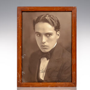 Charlie Chaplin Signed Photograph.