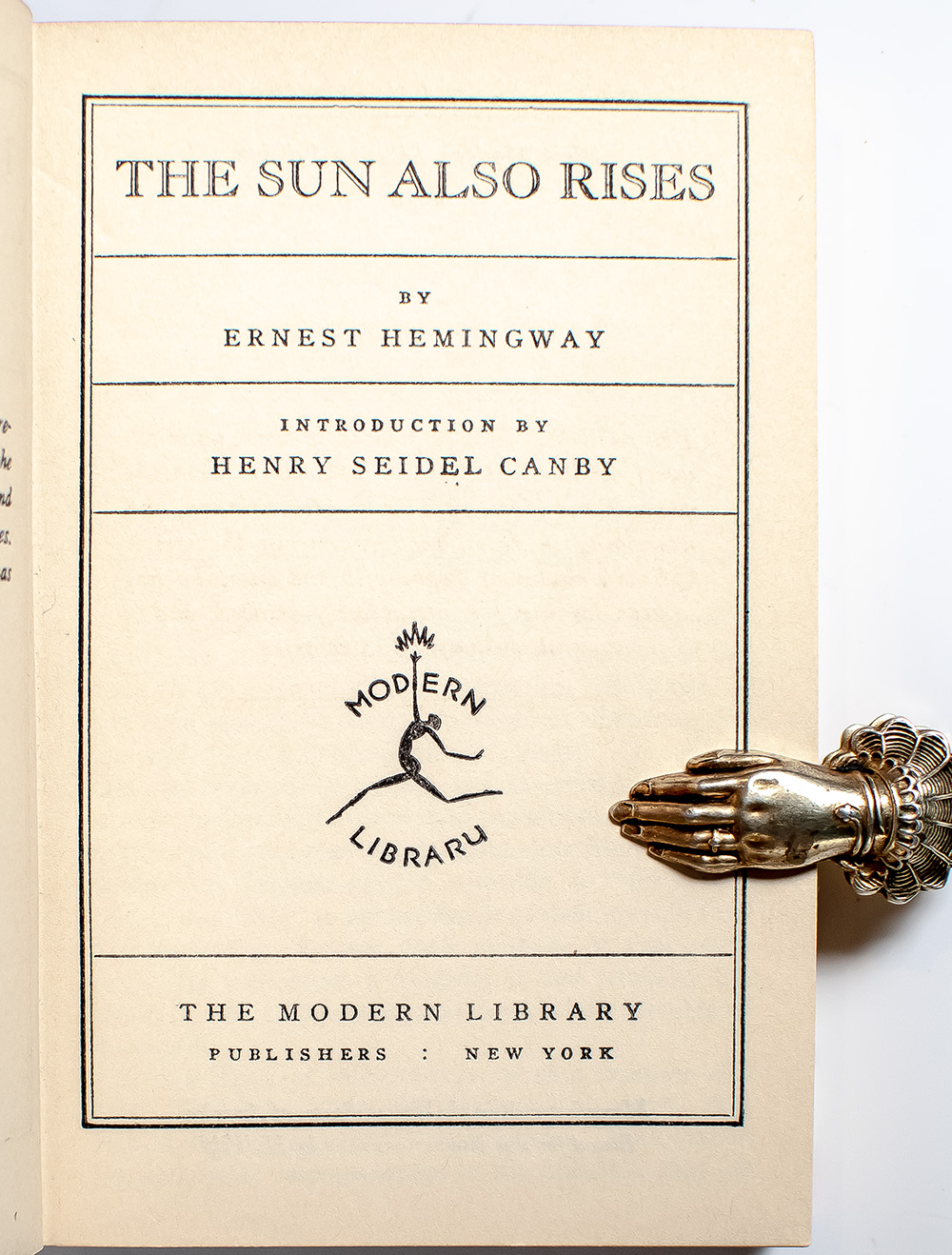The Sun Also Rises.