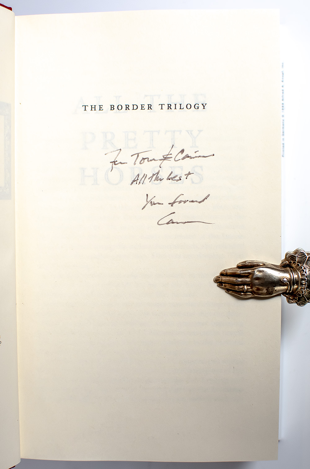 The Border Trilogy: All the Pretty Horses; The Crossing; Cities of the Plain.