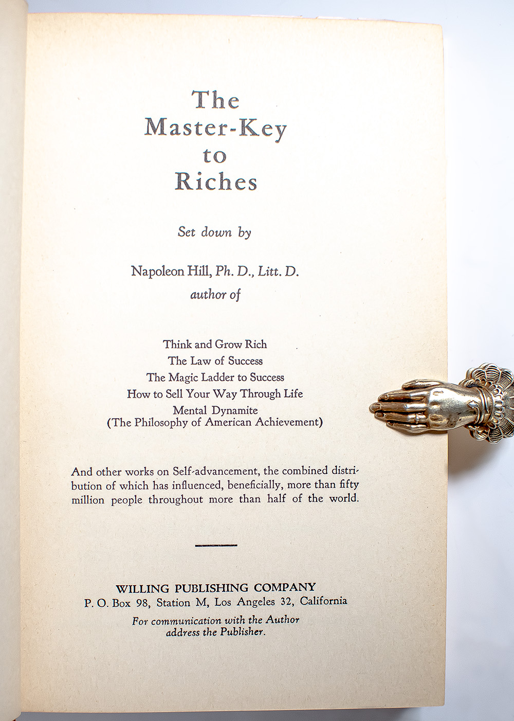 The Master-Key to Riches.