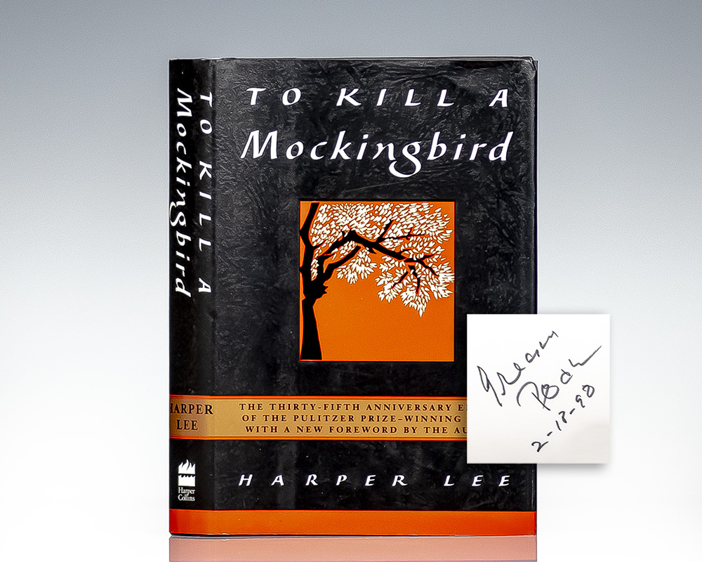 To Kill A Mockingbird.