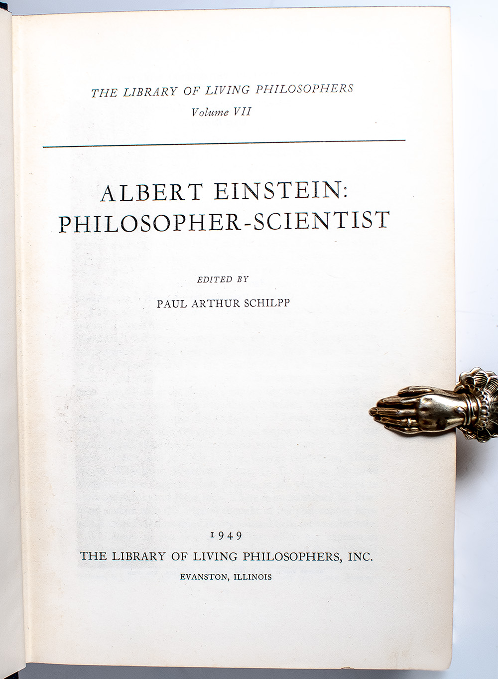 Albert Einstein: Philosopher-Scientist.