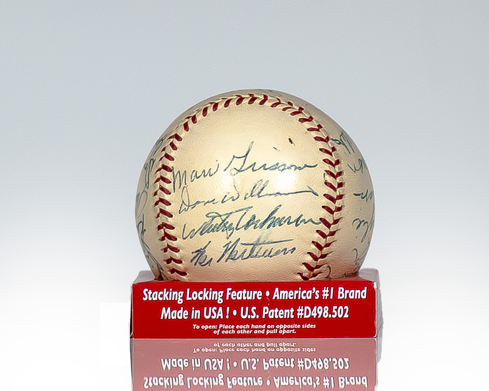 New York Giants 1955 Team Signed Baseball.