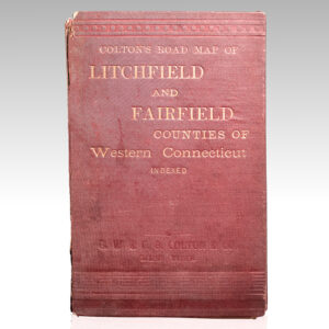Colton's Road Map of Litchfield and Fairfield Counties of Western Connecticut Indexed.