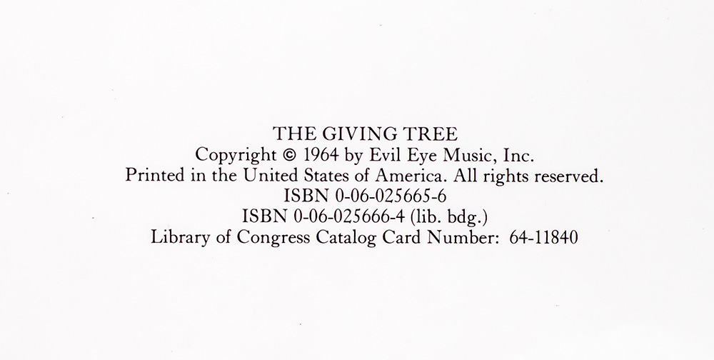 The Giving Tree.