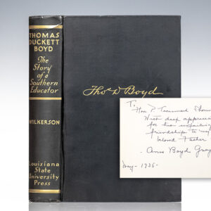 Thomas Duckett Boyd: The Story of a Southern Educator.
