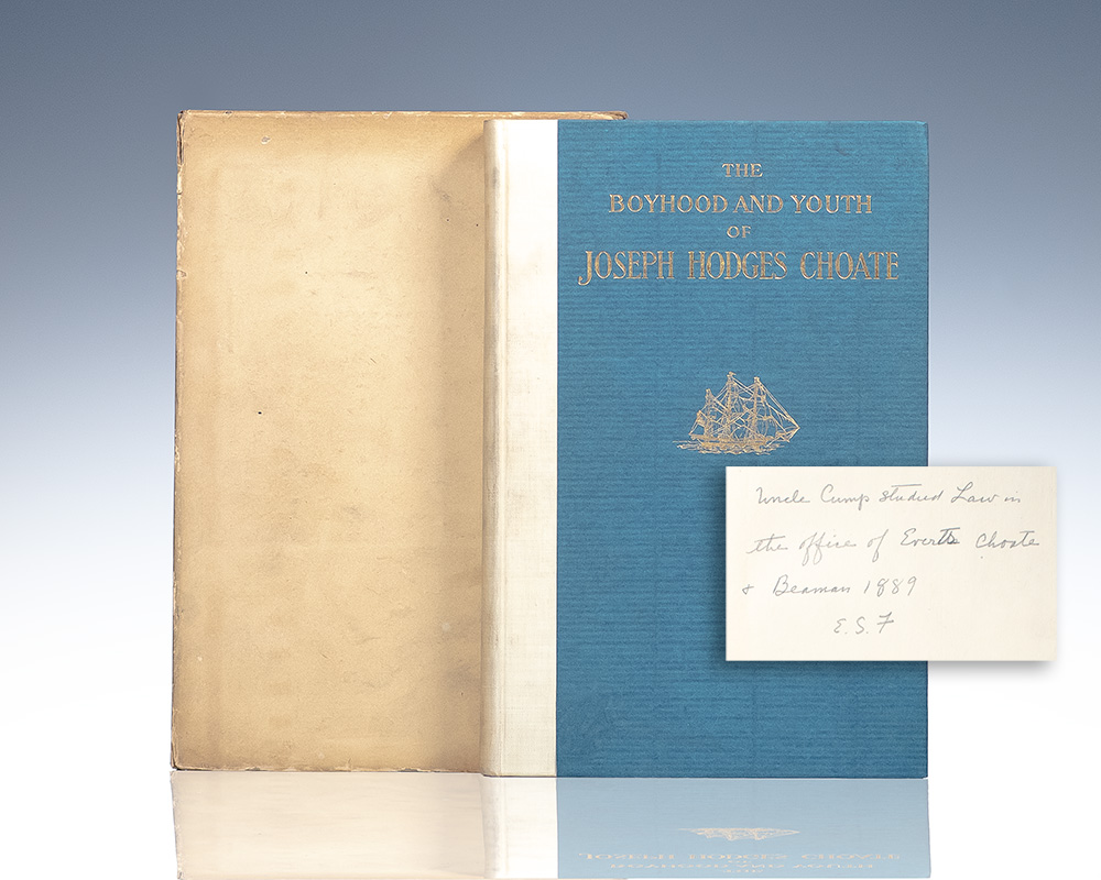 The Boyhood and Youth of Joseph Hodges Choate.