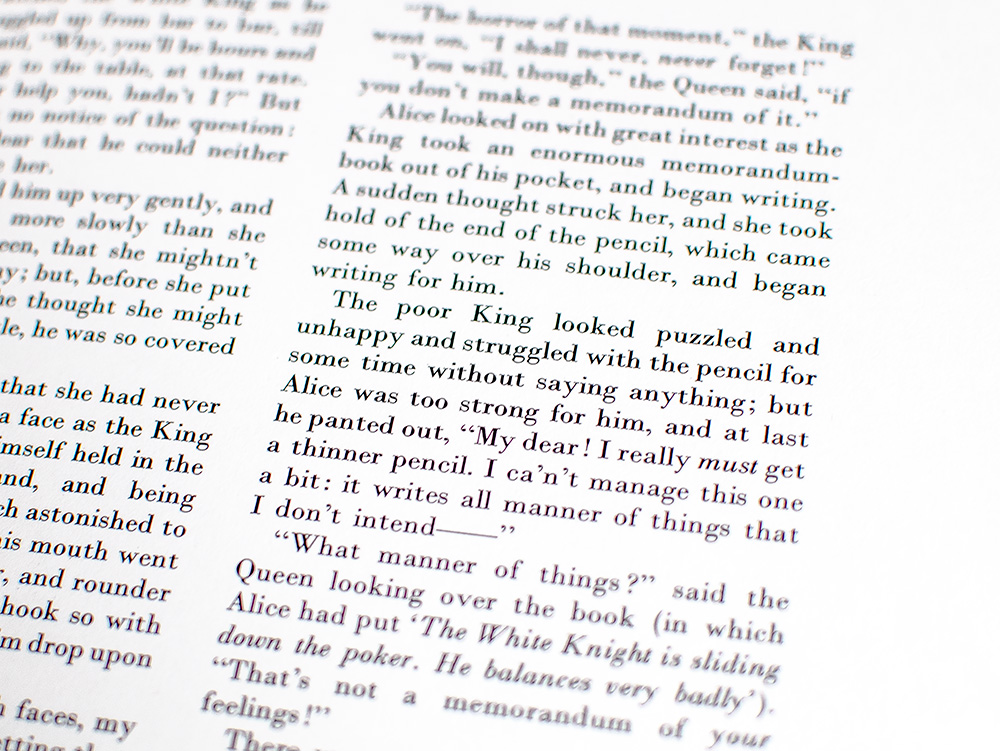 Through the Looking Glass and What Alice Found There.