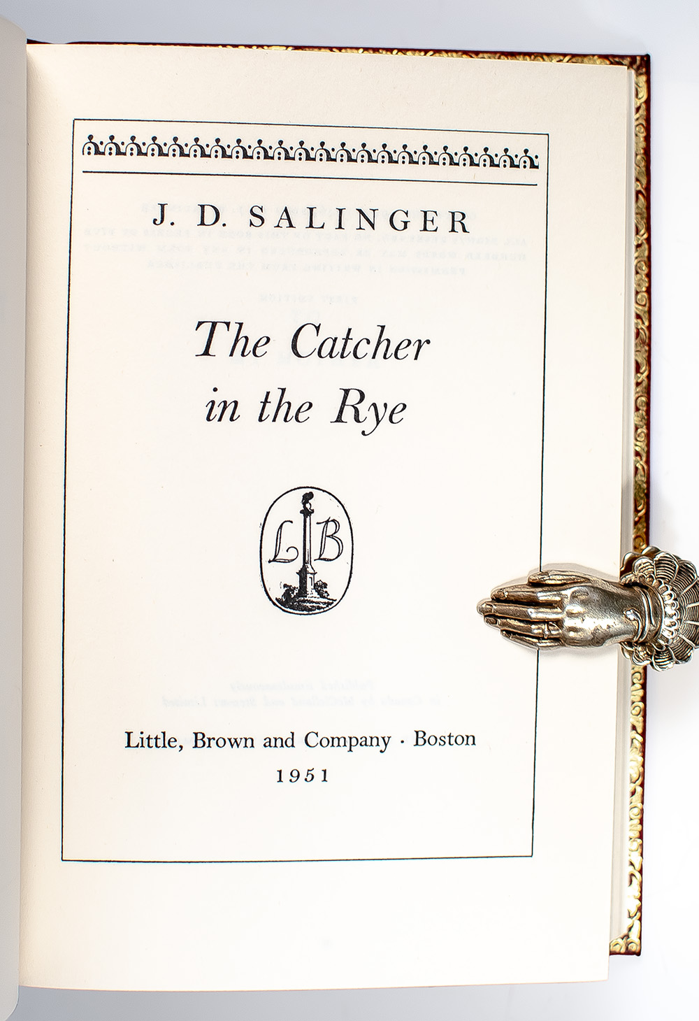 The Catcher In The Rye.