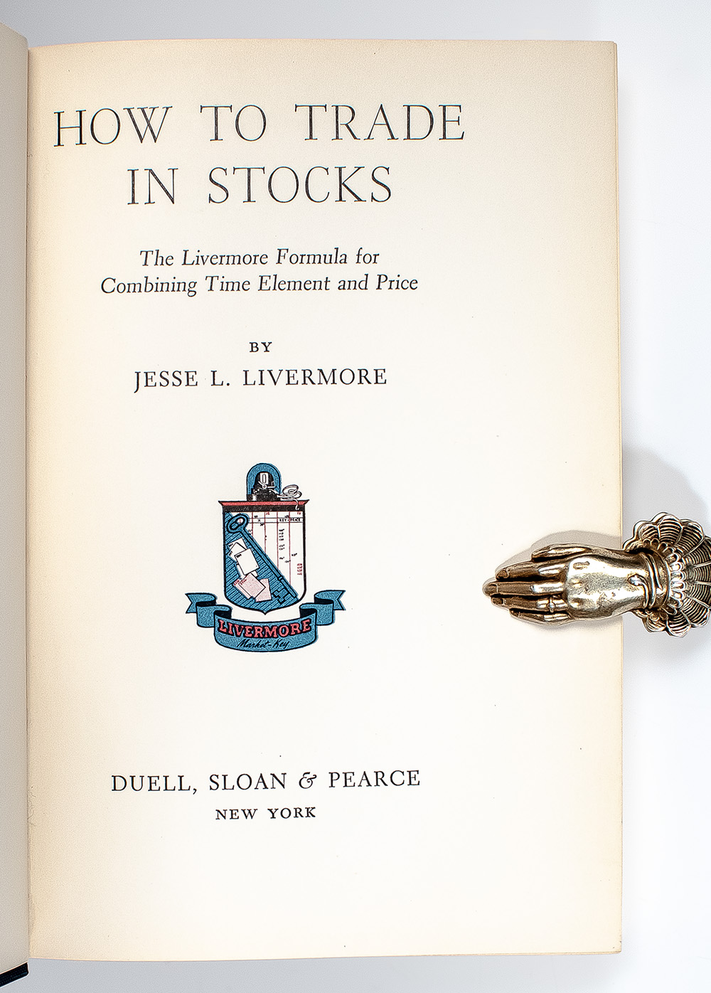 How to Trade in Stocks: The Livermore Formula for Combining Time Element and Price.