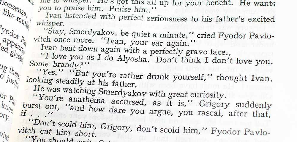 The Brothers Karamazov.
