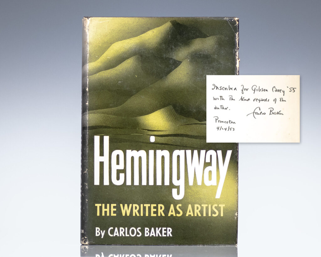 Hemingway: The Writer as Artist.