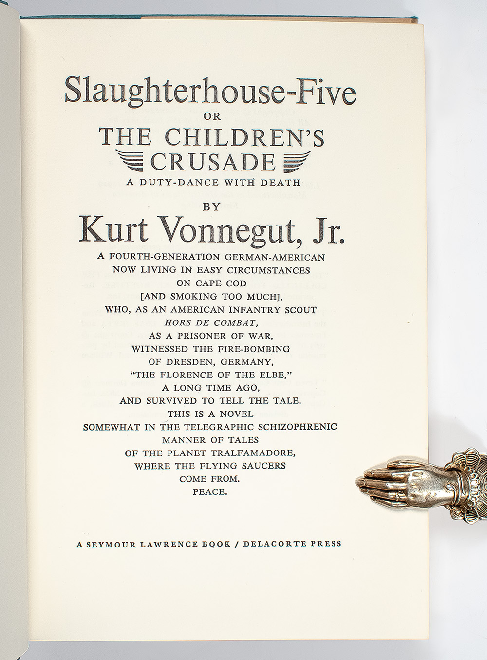 Slaughterhouse-Five, or The Children’s Crusade, A Duty-Dance With Death.