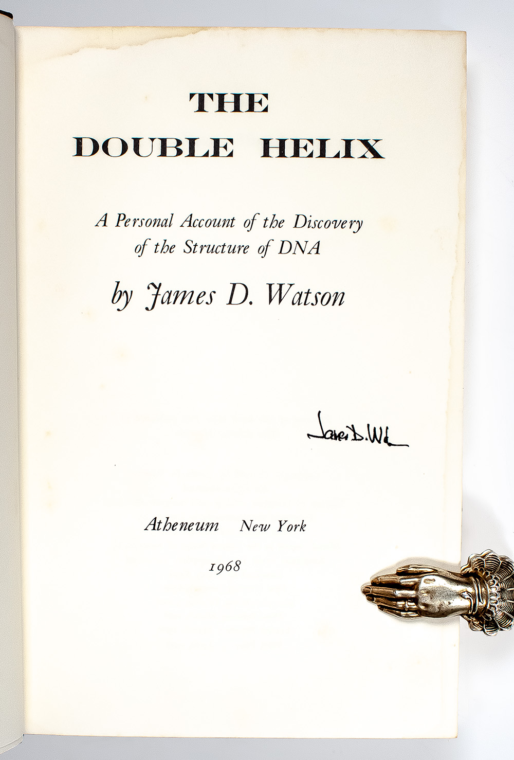 The Double Helix: A Personal Account of the Discovery of the Structure of DNA.