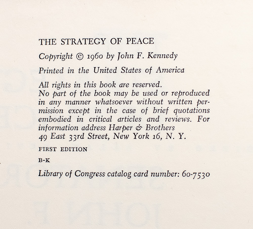 The Strategy of Peace.