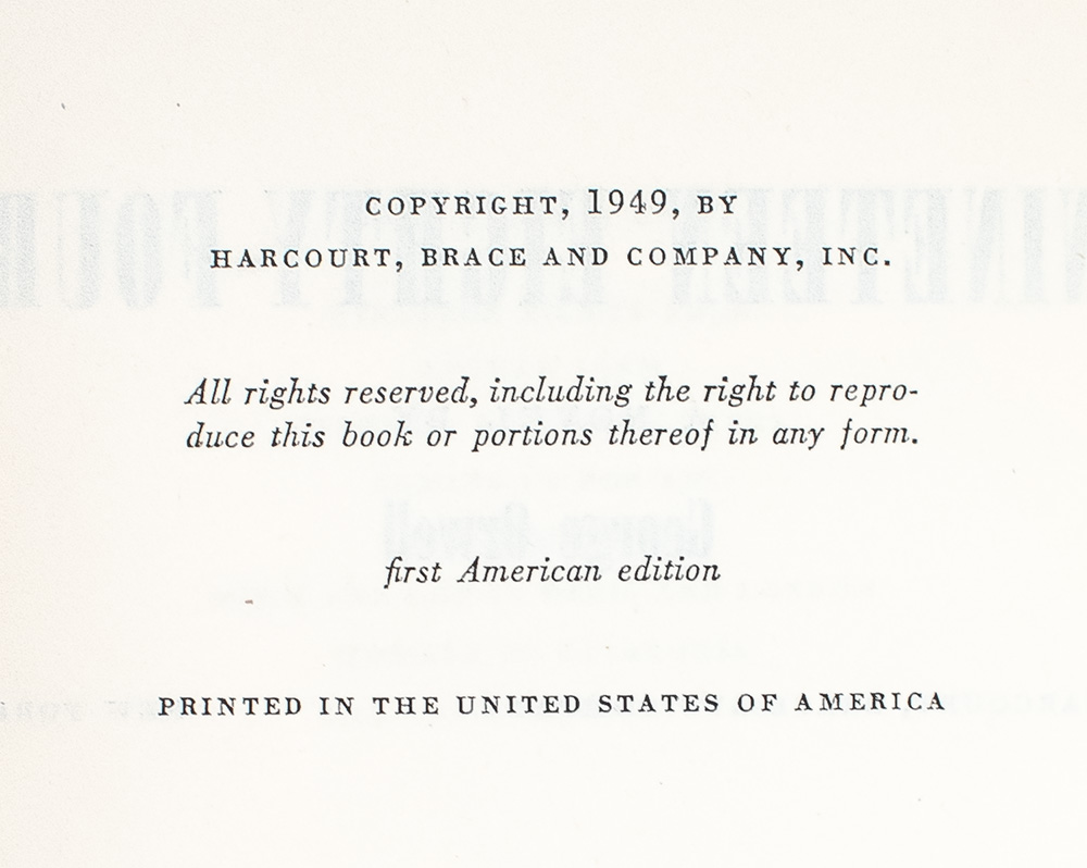 Nineteen Eighty-Four.