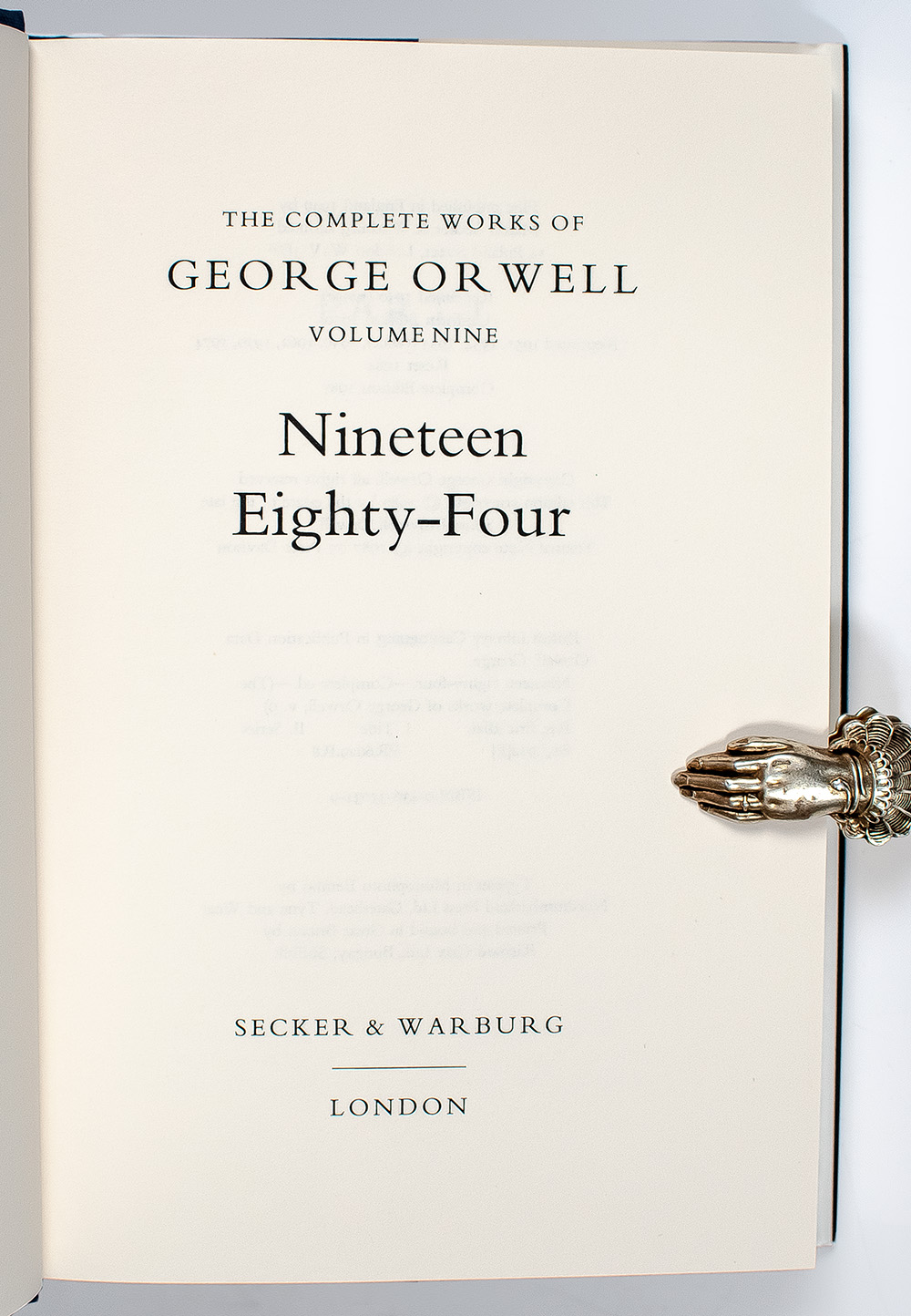 The Complete Works of George Orwell.