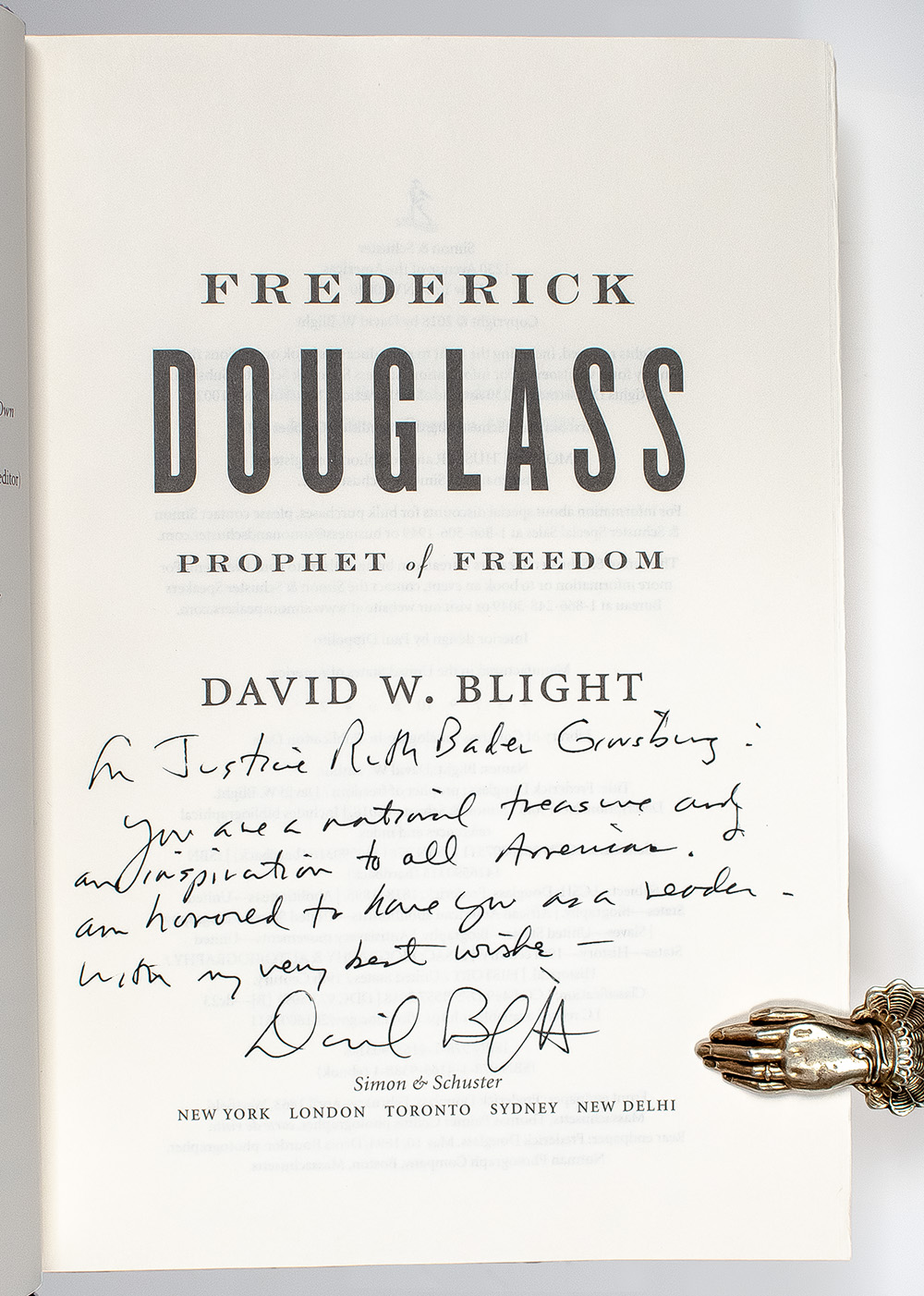 Frederick Douglass: Prophet of Freedom.