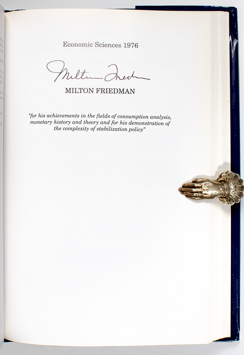 Nobel Lectures: Economic Sciences 1969-1980.