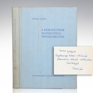 A Beruházások Matematikai Programozása. [Mathematical Programming of Investments].