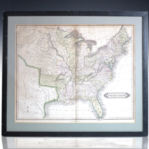 Daniel Lizars 19th Century Map of the United States.