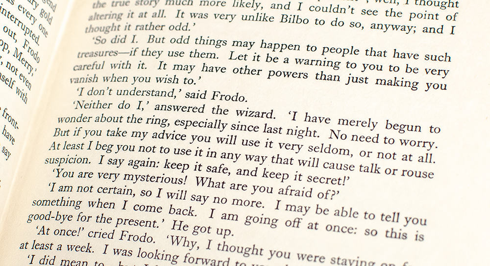 The Lord of The Rings Trilogy: The Fellowship of the Ring, The Two Towers, The Return of the King.