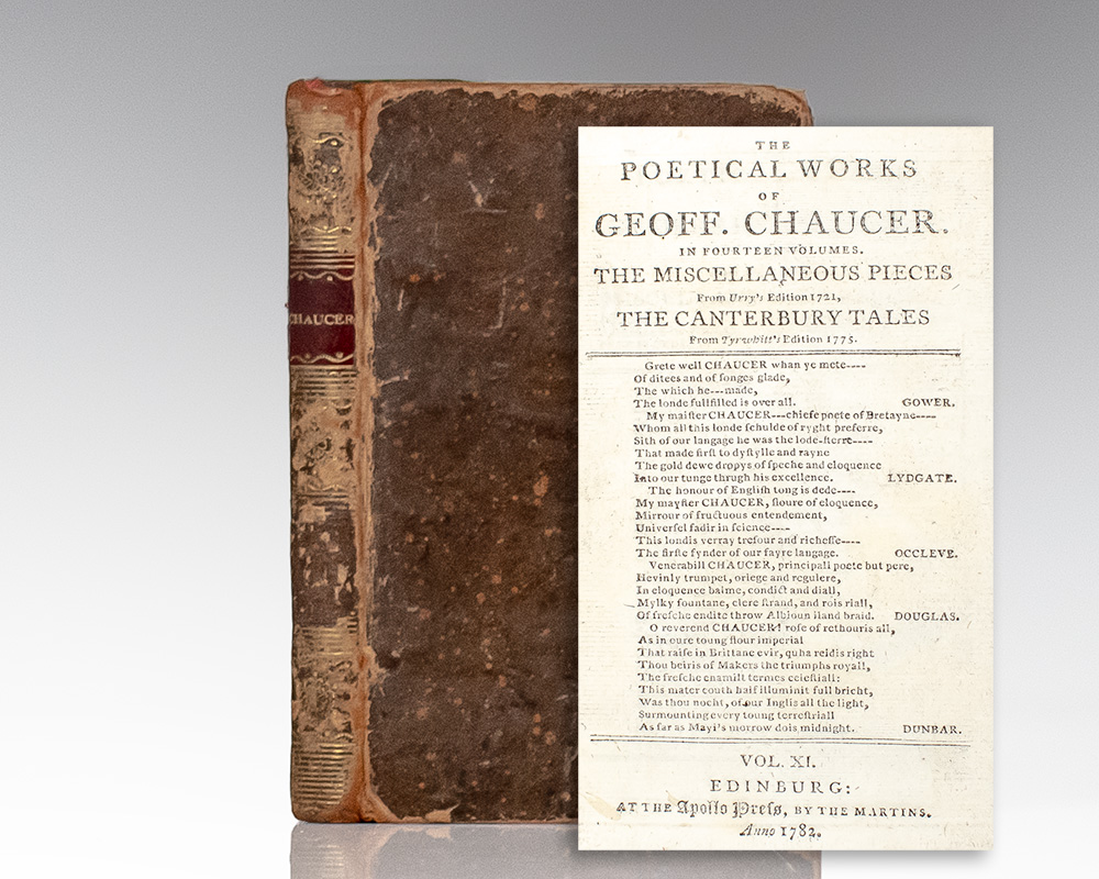 The Poetical Works of Geoffrey Chaucer.