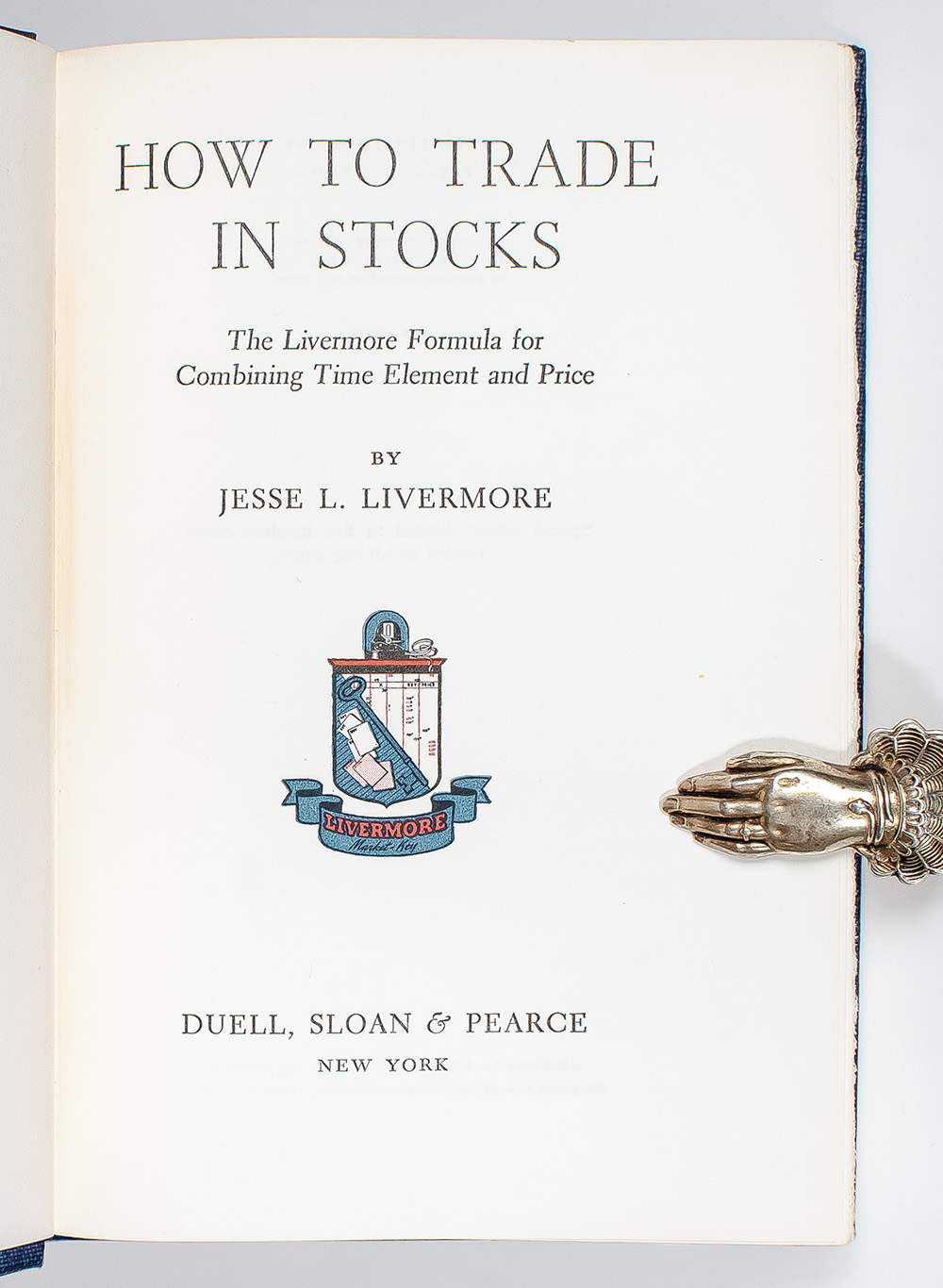 How to Trade in Stocks: The Livermore Formula for Combining Time Element and Price.