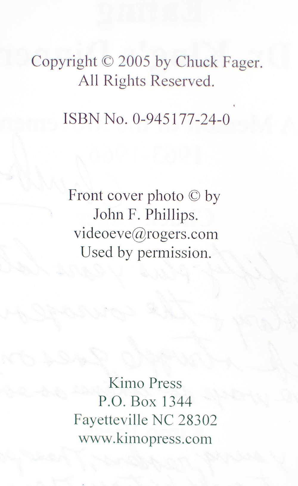 Eating Dr. King's Dinner: A Memoir of the Movement 1963-1966.