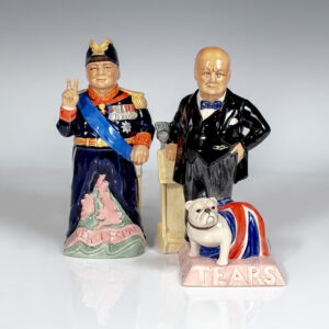 Winston Churchill Kevin Francis Ceramics Glassware Set.