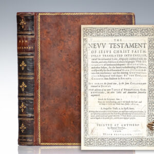 New Testament of Jesus Christ faithfully translated into English.