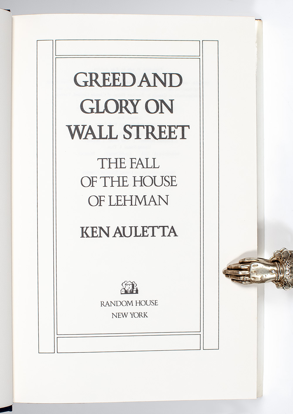 Greed and Glory on Wall Street: The Fall of the House of Lehman.