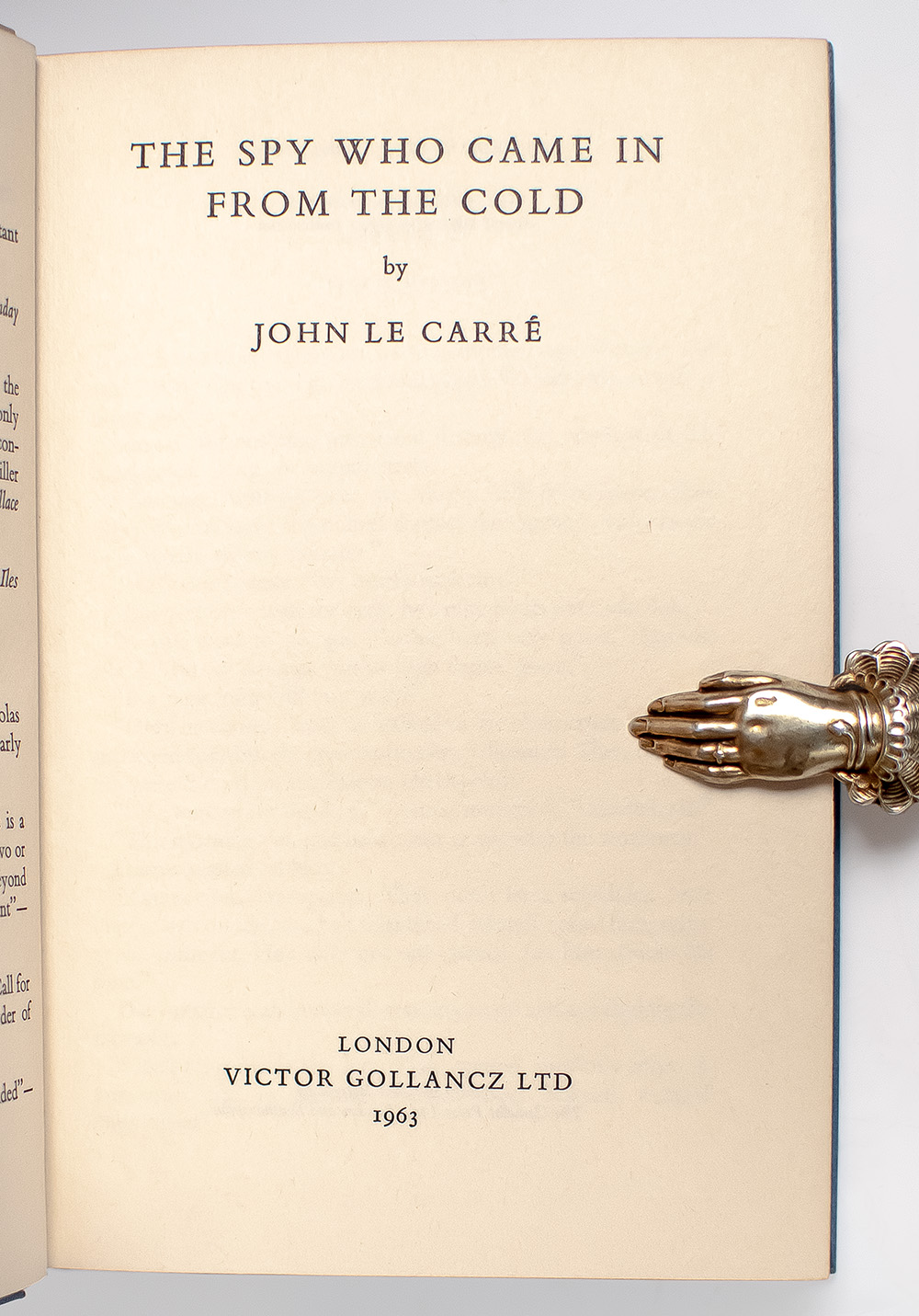 The Spy Who Came In From The Cold.