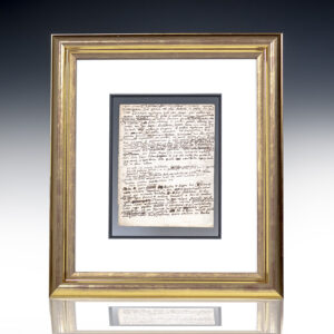 Isaac Newton Autograph Manuscript Criticizing Religion and the Papacy.