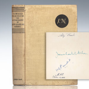 Toward Freedom: The Autobiography of Jawaharlal Nehru.